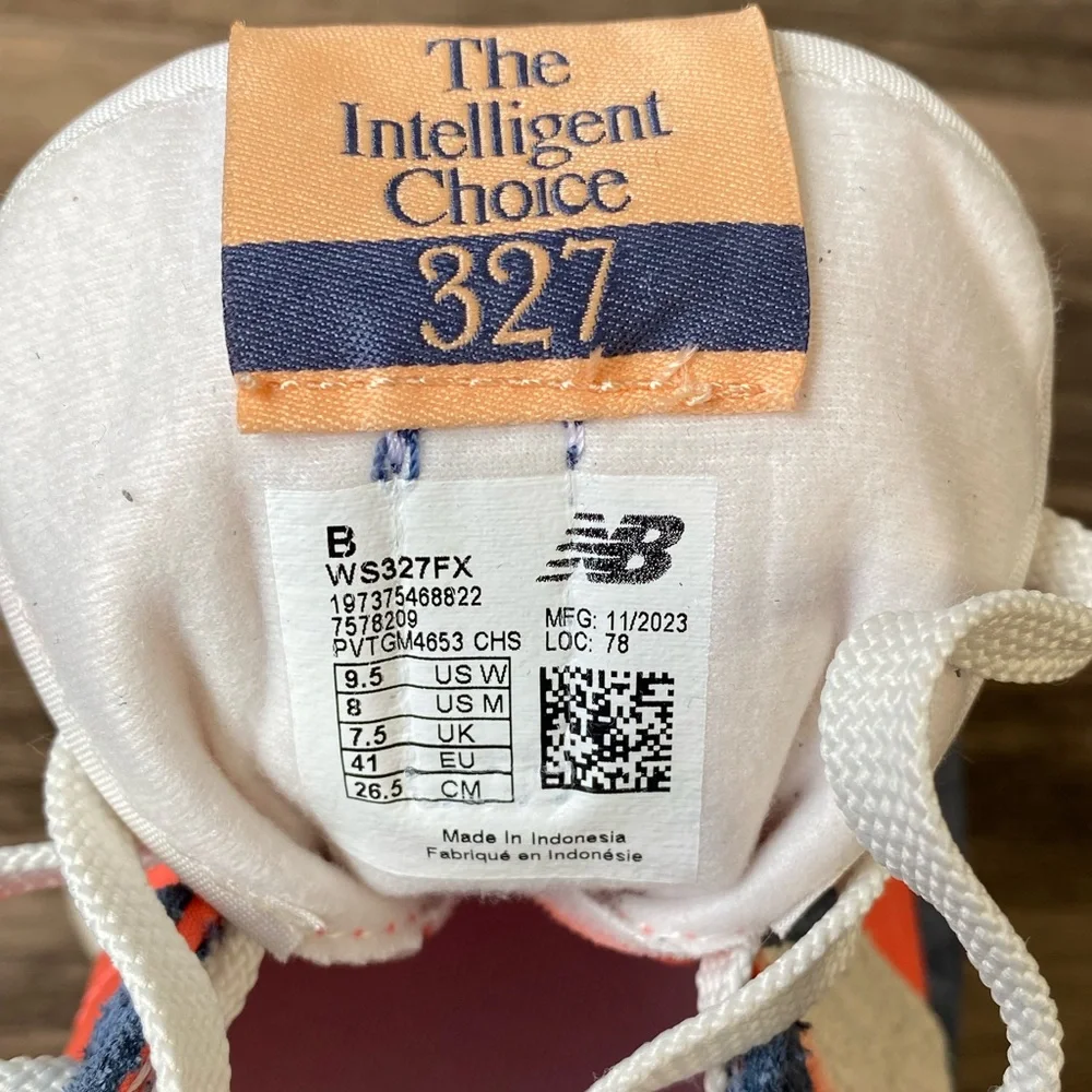 NEW New Balance 327 Vintage Indigo Sneakers Size 9.5 W / 8 M - Picture 11 of 11